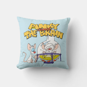 Pinky och hjärnan Laboratorievetenskap Kudde