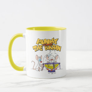Pinky och hjärnan Laboratorievetenskap Mugg