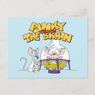 Pinky och hjärnan Laboratorievetenskap Vykort