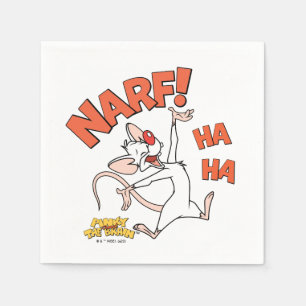 Pinky och hjärnan Pinky "Narf!" Pappersservett