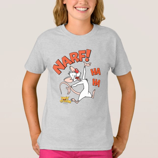 Pinky och hjärnan | Pinky "Narf!" T Shirt (Framsida)