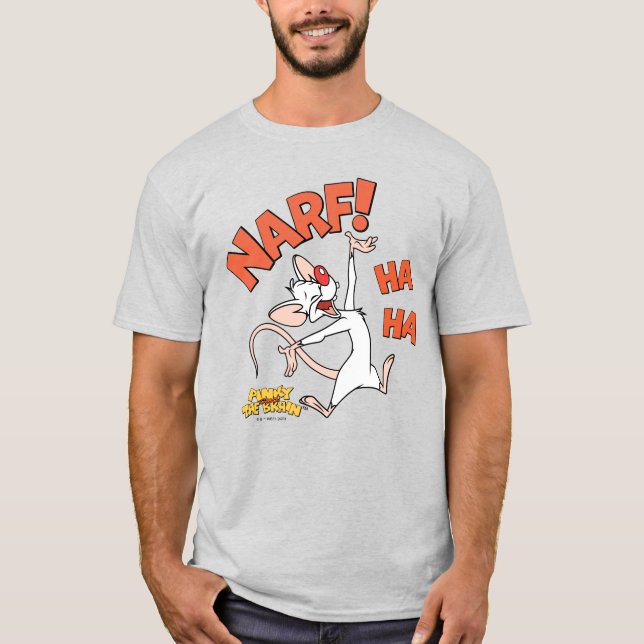 Pinky och hjärnan | Pinky "Narf!" T Shirt (Framsida)