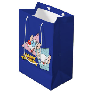 Pinky och hjärnan Retroteckengrafik