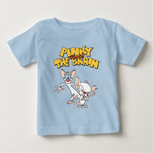 Pinky och hjärnan Visa Logotyp T Shirt