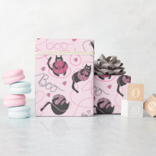 Pinky Pink Kitty Kärlek Kattungar och Garn Tova Ki Presentpapper