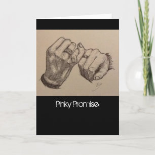 Pinky Promise Card Helgkort