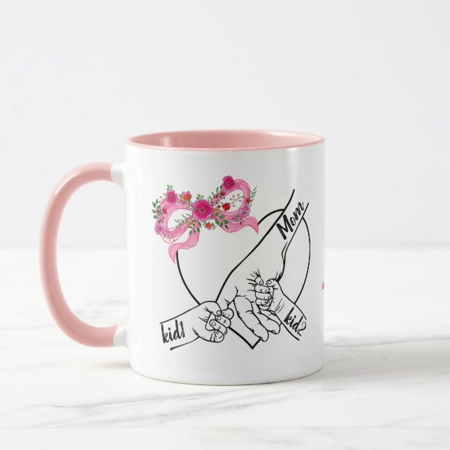 "Pinky Promise – En mugg som firar familjeband" (Vänster)