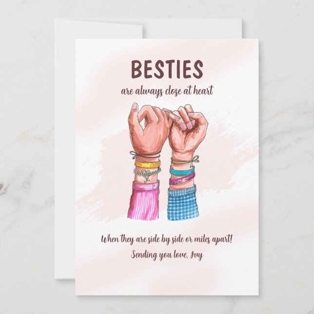 Pinky Promise Inbjudningar (Framsida)