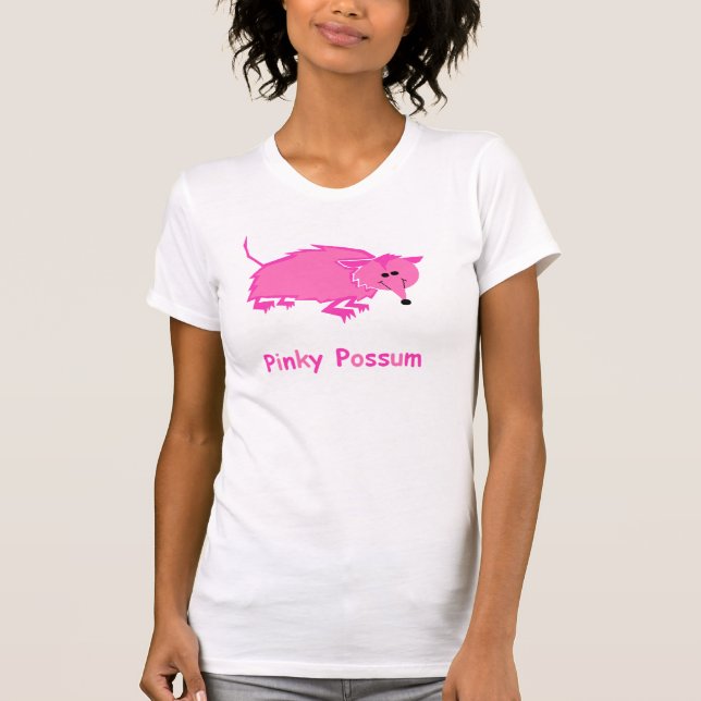 Pinky pungråttakvinna tanktop tröja (Framsida)