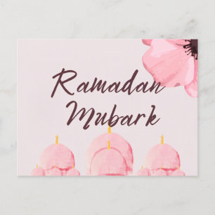Pinky Ramadan mubark-kort Vykort