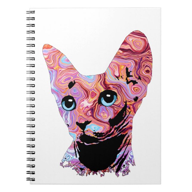 Pinky Sphynx Cat 683 Anteckningsbok (Framsidan)