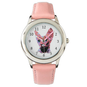 Pinky Sphynx Cat 683 Armbandsur