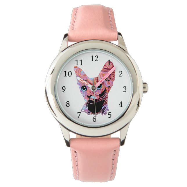 Pinky Sphynx Cat 683 Armbandsur (Framsida)