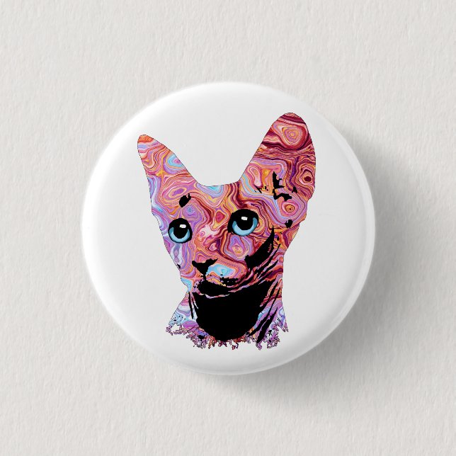 Pinky Sphynx Cat 683 Knapp (Framsida)