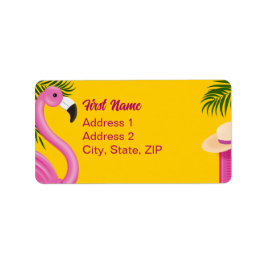 Pinky Validation Vacation Adress Adressetikett