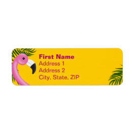 Pinky Validation Vacation Returadress Etikett