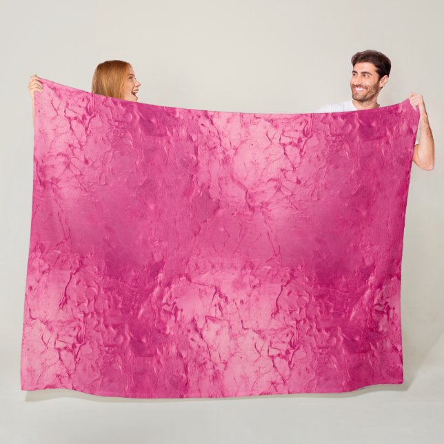 Pinkykt glamouröst chic födelsedag fleecefilt (På plats)