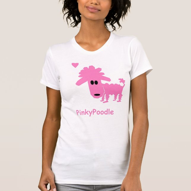 PinkyPoodle T-tröja Tee (Framsida)