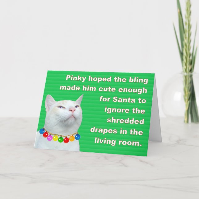 Pinkys Bling Helgkort (Framsida)