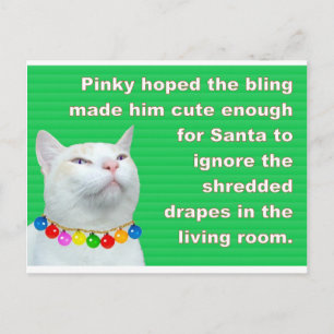 Pinkys Bling Vykort
