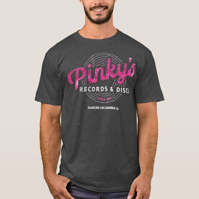 Pinkys Record Shop Funny-Photoroom T Shirt (Framsida)