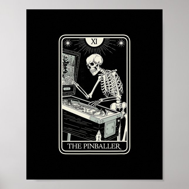 Pinller Tarot-kortet  Poster (Framsidan)