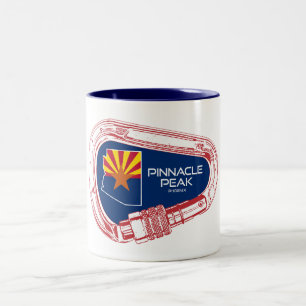 Pinnacle-toppen Arizona Sten klätterbägare Två-Tonad Mugg