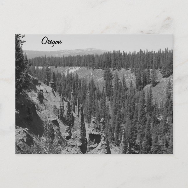 Pinnacles, Crater Sjö Vykort (Framsida)