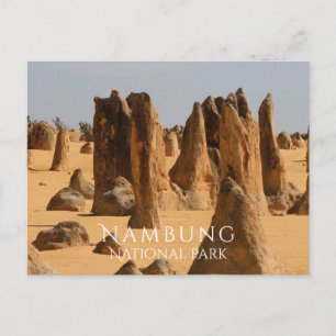 Pinnacles Desert Nambung NP, Western Australia Vykort