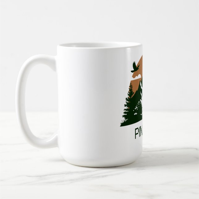 Pinnacles - Kalifornien Kaffemugg (Vänster)