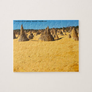 Pinnacles Nambung öknen Australien Pussel