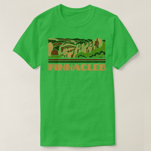 Pinnacles Nationa T Shirt (Design framsida)