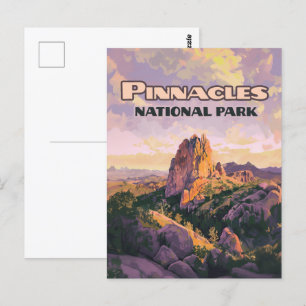 Pinnacles National Park Buttes California Vykort