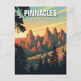 Pinnacles National Park California Travel Vykort