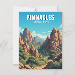 Pinnacles National Park California Travel Vykort