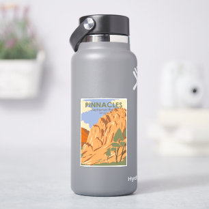 Pinnacles National Park California Vintage Klistermärken