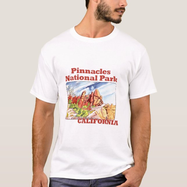 Pinnacles National Park, Kalifornien T Shirt (Framsida)