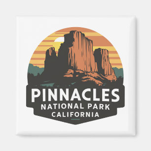 Pinnacles nationalpark Emblem Magnet