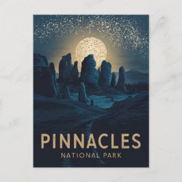 Pinnacles nationalpark - Full Moon - Helg Vykort