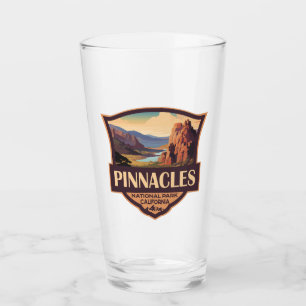 Pinnacles nationalpark Illustration Travel Art Glaskopp