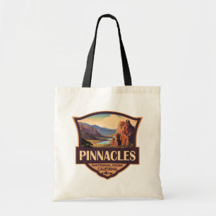 Pinnacles nationalpark Illustration Travel Art Tygkasse