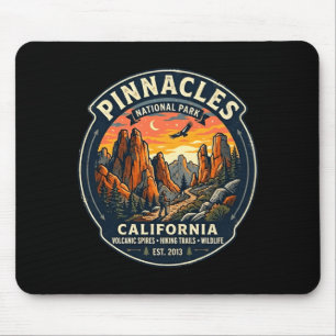 Pinnacles nationalpark Kalifornien retro vandring Musmatta
