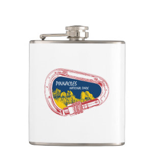 Pinnacles nationalpark klättra upp med Carabiner Fickplunta