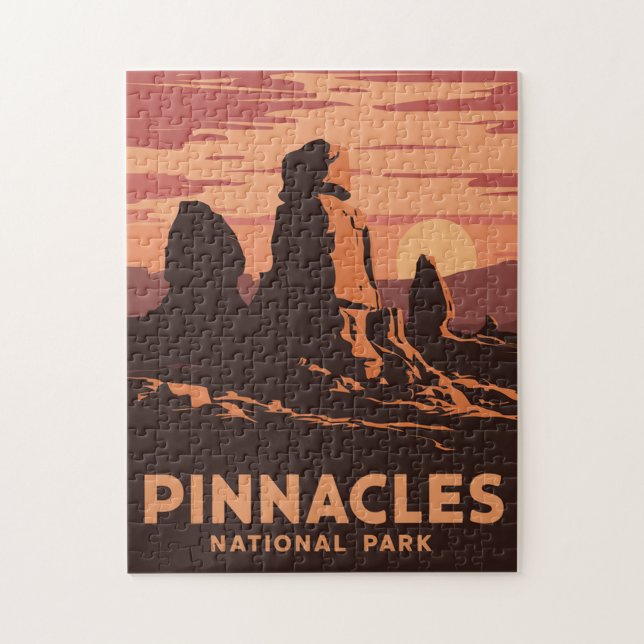 Pinnacles nationalpark pussel (Vertikal)