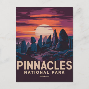 Pinnacles nationalpark Sunset Helg Vykort
