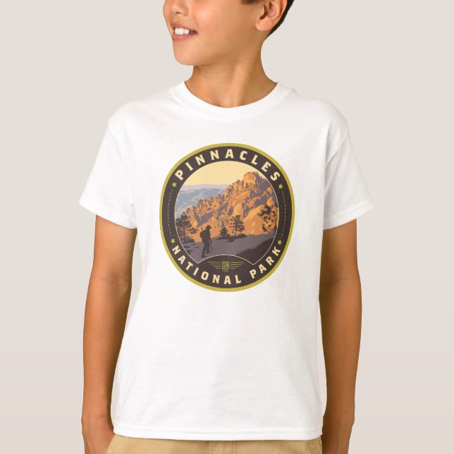 Pinnacles nationalpark t shirt (Framsida)