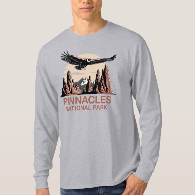 Pinnacles nationalpark T-Shirt (Framsida)
