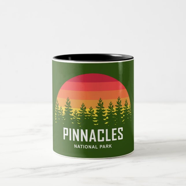Pinnacles nationalpark Två-Tonad mugg (Center)