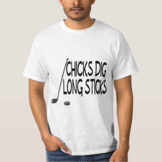 Pinnar för chickpik Long (hockey) Tee