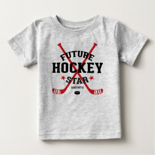 Pinnar för framtida stjärna för hockey för t-shirt
